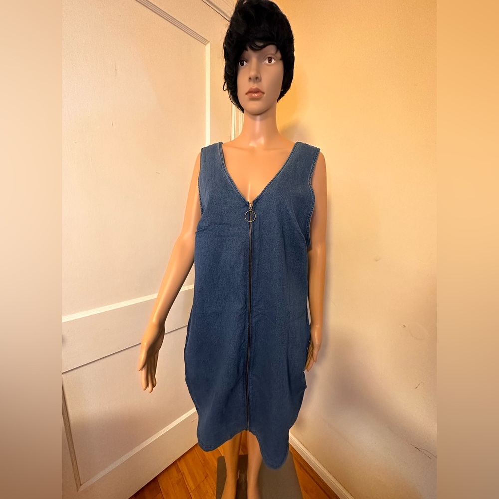 NWT -Derek heart Plus Women Jean dress - Size 3X